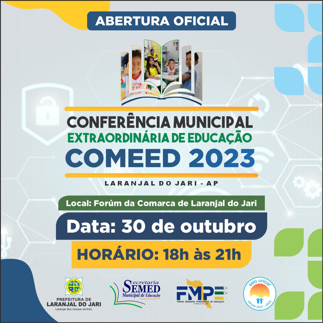 Abertura da Conferência Municipal Extraordinária de Educação - COMEED 2023.